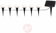 Lampy ogrodowe - Best Season Solarny łańcuch świetlny LED COMBO z 6 kulami - miniaturka - grafika 1
