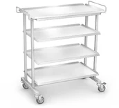 Meble i wyposażenie gabinetów medycznych - Ztm Tech-med C-03/B-ST wózek oddziałowy szpitalny C-04-B3P-66-ST - miniaturka - grafika 1