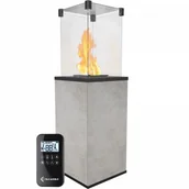 Ogrzewanie przenośne - KRATKI Ogrzewacz gazowy wolnostojący PATIO MINI spiek kwarcowy OXIDE GRIGIO - automatyka pilot PATIO/MINI/G30/37MBAR/Q/O/G - miniaturka - grafika 1