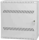 Szafy rack - StalFlex Szafa wisząca 19" 3+4U 180mm drzwi metalowe szara RCA19-3+4U-180G-T - miniaturka - grafika 1