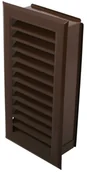 Kratki wentylacyjne - Parkanex Kratka kominowa 120 x 240 mm brązowa KRATKA 12X24 BRAZ - miniaturka - grafika 1