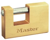 Kłódki - Master Lock 606eurd  prawa nachylona mosiężna kłódka 63 MM 606EURD - miniaturka - grafika 1