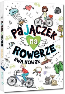 Greg Pajączek na rowerze Ewa Nowak - Lektury szkoła podstawowa - miniaturka - grafika 2