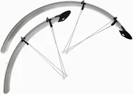 Błotniki rowerowe - Orion Błotniki 24" x 53mm komplet z chlapaczem, srebrne - miniaturka - grafika 1