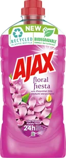 Ajax Floral Fiesta płyn inwersalny do wszystkich powierzchni 1L Kwiat Bzu 590027 - Środki do podłóg i mebli - miniaturka - grafika 2