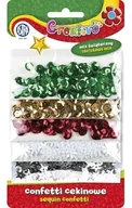 Dekoratorstwo - Astra CONFETTI CEKINOWE KÓŁKA N MIX 5 WZORÓW ŚWIĄTECZNYCH 1000 SZTUK zakupy dla domu i biura! 335116007 - miniaturka - grafika 1