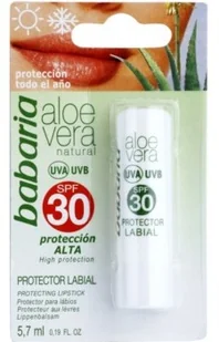 Babaria Aloe Vera balsam do ust SPF 30 Protecting Lipstick) 5,7 ml - Szminki - miniaturka - grafika 2
