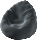 Pufy i podnóżki - Dekoria Dekoria Worek do siedzenia grafitowy 50 × 85 cm Ingrid 541-705-43 - miniaturka - grafika 1