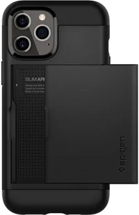 Spigen Slim Armor CS do iPhone 12/12 Pro Black - Etui i futerały do telefonów - miniaturka - grafika 3