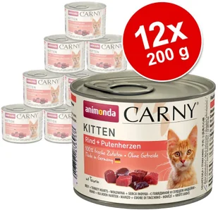 Animonda Carny Kitten, 6 X 200 G - Baby-Paté (Pasztet) - Mokra karma dla kotów Animonda Carny Kitten, 6 X 200 G - Baby-Paté (Pasztet) - Mokra karma dla kotów - miniaturka - grafika 1