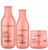 Zestawy kosmetyków damskich - Loreal Inforcer Szampon 300 Odżywka 200 Maska 250 - miniaturka - grafika 1