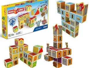 Geomag GEOMAG MAGICUBE Zamki i Domy 3+ 871772001447 - Klocki - miniaturka - grafika 3