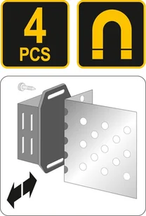 Vorel UCHWYTY MAGNETYCZNE DO PŁYTEK Yato 04490 - Narzędzia glazurnicze - miniaturka - grafika 4