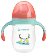 Kubki dla dzieci - Babymoov Badabulle, Kubek niekapek, Czerwony - miniaturka - grafika 1