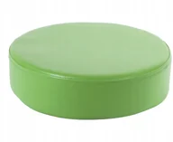 Fotele i pufy dla dzieci - Pufka okrągła - kolor zielony - miniaturka - grafika 1