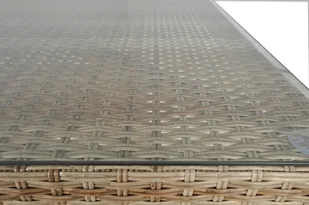 FocusGarden Stół ogrodowy Lugo, jasny brązowy, 80x74 cm - Stoły ogrodowe - miniaturka - grafika 3