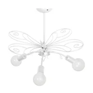 Lampy sufitowe - Milagro Żyrandol MOTYL 2 WHITE 3xE27 MLP5333 - miniaturka - grafika 1