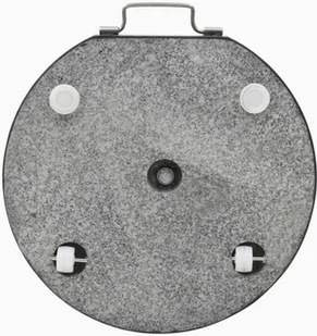 vidaXL Okrągła podstawa pod parasol, granitowa, 30 kg, czarna - Pozostałe meble ogrodowe - miniaturka - grafika 4