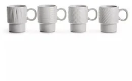 Sagaform Filiżanki do espresso białe, 4 sztuki - Kubki - miniaturka - grafika 2