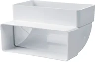 Rury i kanały wentylacyjne - Vents Group Kolanko pionowe 204 mm x 60 mm 90 st. - miniaturka - grafika 1