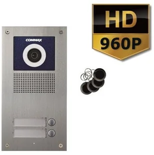 Commax DRC-2UCHD/RFID Kamera 2-abonentowa z regulacją optyki i czytnikiem RFID, optyka HD 960p DRC-2UCHD/RFID - Wideodomofony - miniaturka - grafika 2