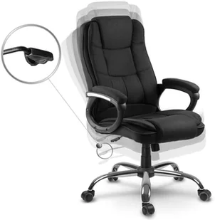 Fotel biurowy, krzesło biurowe Sofotel Fotel biurowy Sofotel Porto - materiałowy czarny 2438 - Fotele i krzesła biurowe - miniaturka - grafika 8