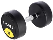 Hantle i ciężarki - HMS Hantla 16 kg gumowana Pro HG HMS - miniaturka - grafika 1