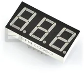 Podzespoły elektroniczne - Wyświetlacz 8-segmentowy x3 - 14mm czerwony - wsp. anoda LCD-06447 - miniaturka - grafika 1
