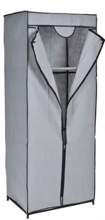 Szafa tekstylna z półką Fela - szary FELA SZARA - Szafy - miniaturka - grafika 9