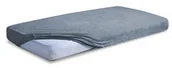 Prześcieradła - Matex Prześcieradło Frotte Premium z gumką szare 140x200 mx-140-pft-44 - miniaturka - grafika 1