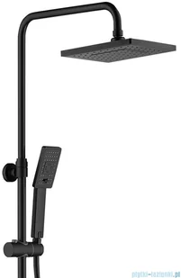 Omnires Jimjim uniwersalny system prysznicowy natynkowy czarny SYSJIMJIMBL - Baterie podtynkowe - miniaturka - grafika 3
