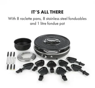 Klarstein GQ6-Fonduelette - Raclette - miniaturka - grafika 6