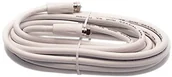 Kable - Metronic 3420744380355 kabel SAT, biały 438035 - miniaturka - grafika 1