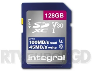 Integral High Speed SDXC V30 UHS-I U3 128GB KC_46999-0 - Karty pamięci - miniaturka - grafika 2
