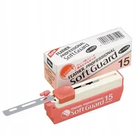 Maszynki do golenia i wkłady - Feather SoftGuard Japońskie Ostrza 15 sztuk - miniaturka - grafika 1