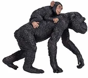 Figurki dla dzieci - Animal Planet MOJO MOJO - Chimpanse i Twoje dziecko, czarny (387264) 387264 - miniaturka - grafika 1