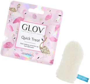 GLOV QUICK TREAT Limited Unicorn Edition - Neutral - Mini rękawica do demakijażu - BIAŁY GLORDY - Akcesoria do oczyszczania twarzy GLOV QUICK TREAT Limited Unicorn Edition - Neutral - Mini rękawica do demakijażu - BIAŁY GLORDY - Akcesoria do oczyszczania twarzy - miniaturka - grafika 1