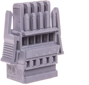 Wago Gniazdo X-COM 1-przewodowe 5-biegunowe szare 769-105021-000 769-105/021-000 - Kostki, złączki, wtyczki - miniaturka - grafika 2