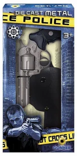 Gonher Rewolwer policyjny z kaburą - Zabawki i gry sportowe - miniaturka - grafika 3