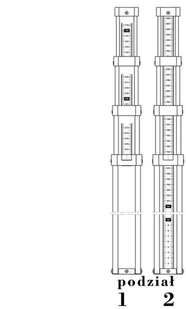Forgeo Łata aluminiowa FORGEO STANDARD 5 m teleskopowa z pokrowcem PODZIAŁ 1 6020-50 - Sprzęt geodezyjny - miniaturka - grafika 5