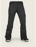Spodnie narciarskie - Volcom damskie spodnie snowboardowe Bridger INS, czarny, s H1251902-001-S - miniaturka - grafika 1