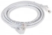 Kable - ABCVISION Pachcord RJ45/3.0-PK/W biały kat.5e 3.0m RJ45/3.0-PK/W - miniaturka - grafika 1