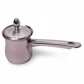 Zaparzacze i kawiarki - Kamille Stalowy tygielek do kawy po turecku z pokrywką 200ml 4363 - miniaturka - grafika 1