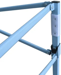 vidaXL Profesjonalny, składany namiot imprezowy, 3x4 m, kremowy, stal - Pawilony ogrodowe - miniaturka - grafika 4