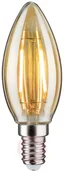 Żarówki LED - Paulmann Żarówka świeca LED E14 4,7W 2 500 K złota - miniaturka - grafika 1