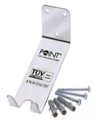 Wieszaki na rower - Point Wieszak na rower POINT srebrny - miniaturka - grafika 1