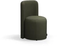 Pufy i podnóżki - AJ Produkty Puf VARIETY, oparcie, tkanina Blues CSII, oliwkowy - miniaturka - grafika 1