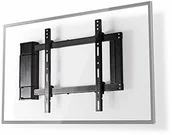 Uchwyty do telewizora - NEDIS Nedis TVWM5830BK uchwyt ścienny na telewizor z silnikiem | 32-60" | maks. 40 kg | 90 kąt obrotu | pilot zdalnego sterowania - miniaturka - grafika 1