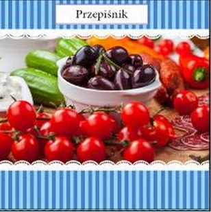 Jawi Przepiśnik niebieski paski - Książki kucharskie - miniaturka - grafika 2