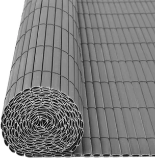 vidaxl Ogrodzenie dwustronne, szare, 90x300 cm - Ogrodzenia - miniaturka - grafika 5